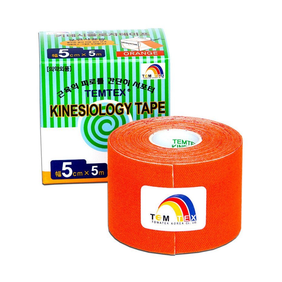 Tejpovací páska TEMTEX  Kinesio Tape Classic 5 cm × 5 m zelená - main (4)