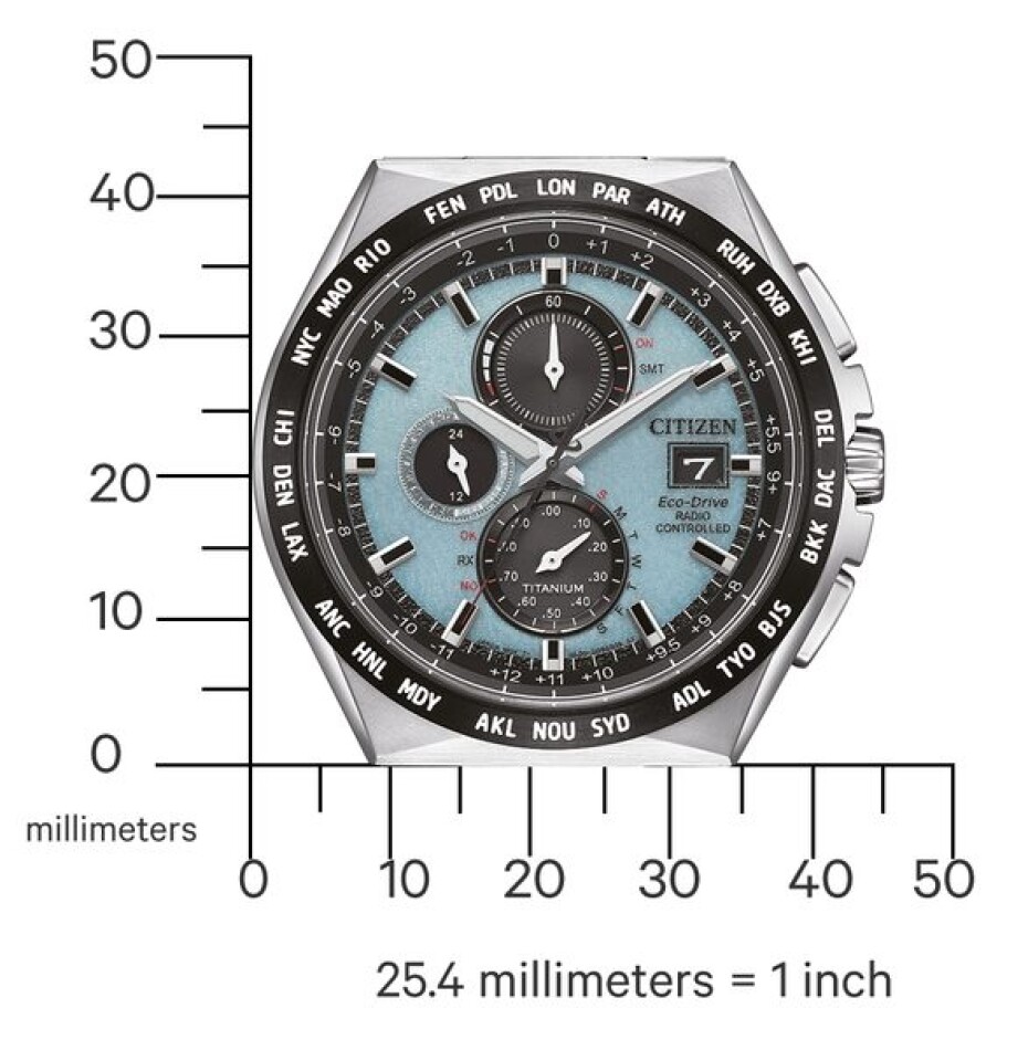 Citizen Worldtime Radio Controlled Super Titanium AT8238-84M - main (16)