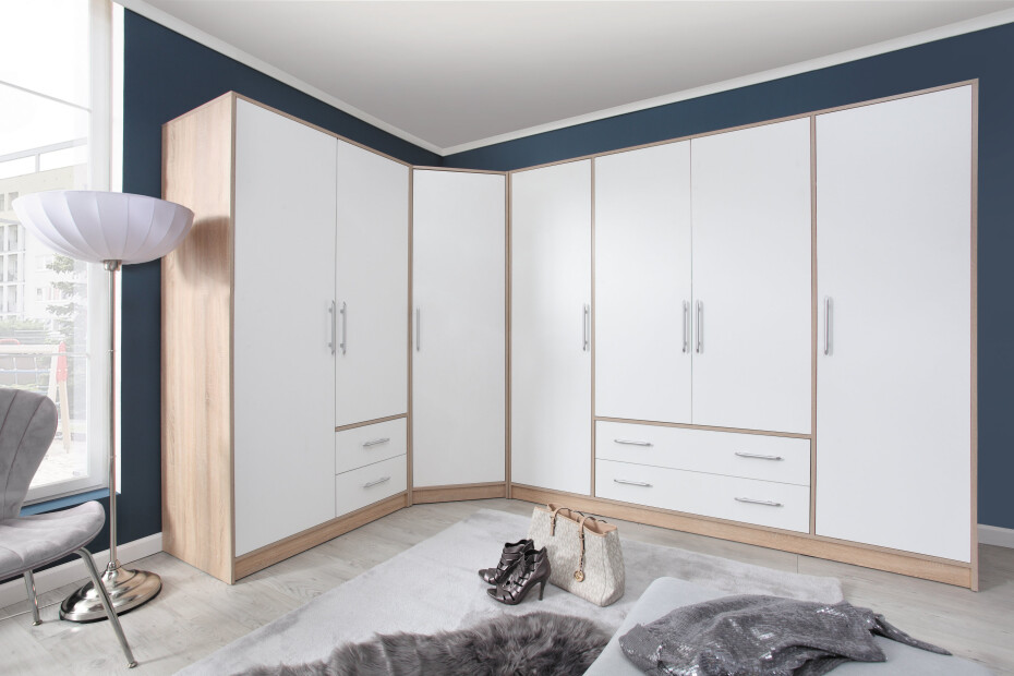 Meblar Šatní skříň SMART SRL1 se zrcadlem - main (2)