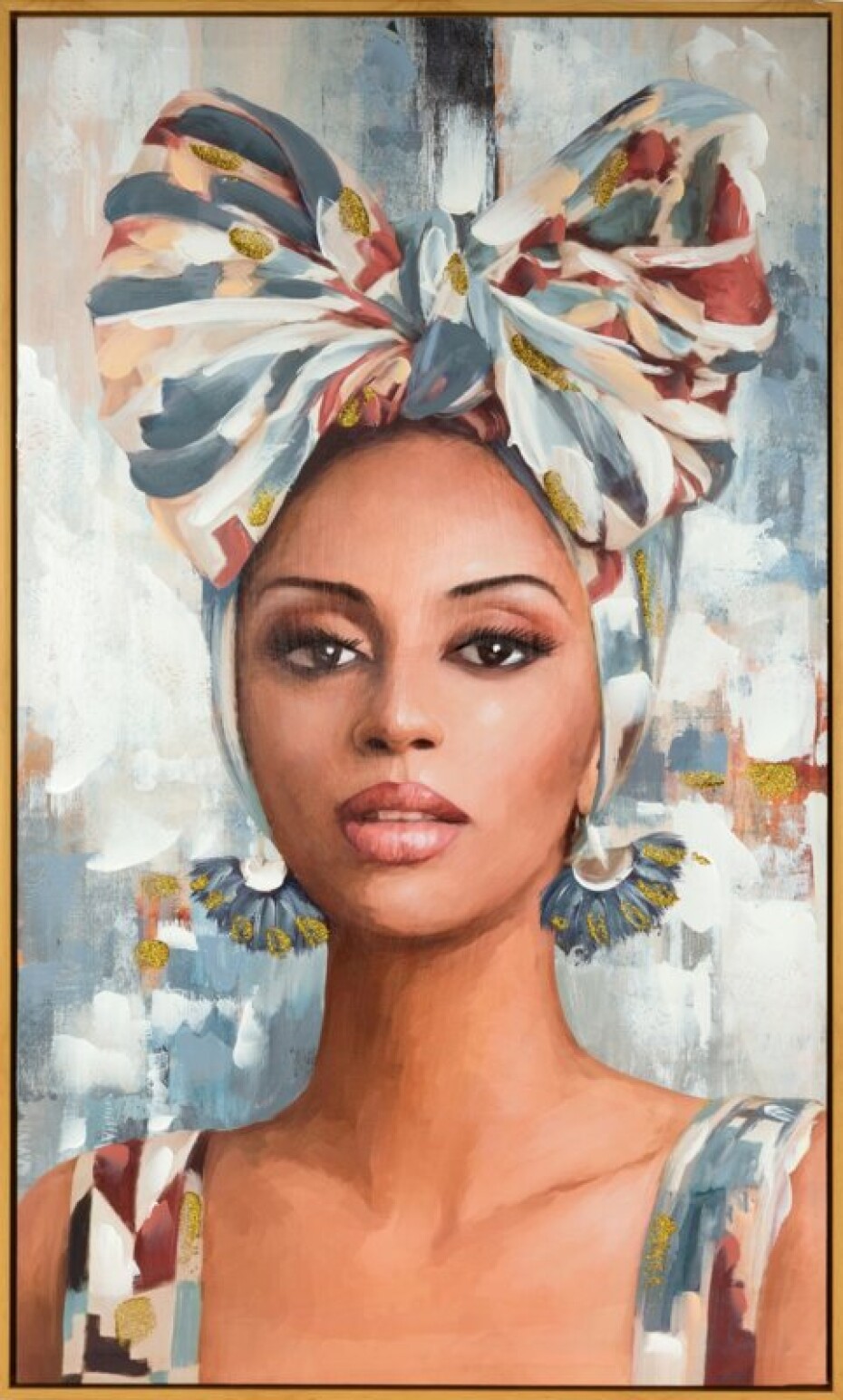 ArtFir OBRAZ WOMAN 521 | modrá 60 x 100 cm - main (0)