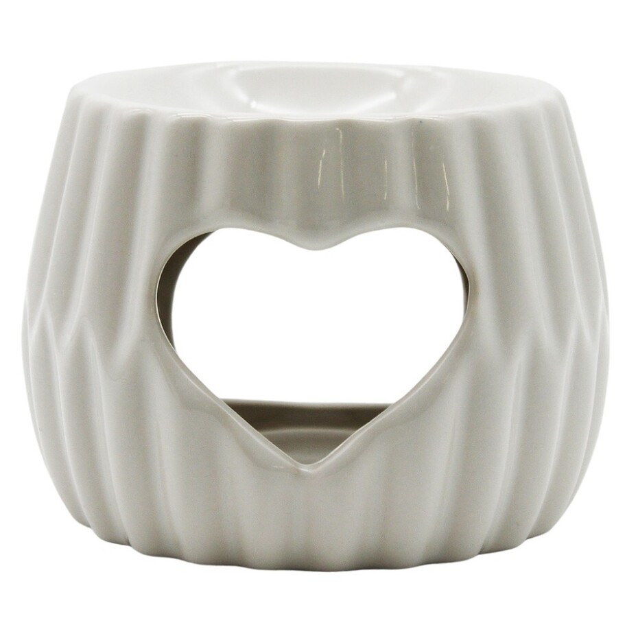 Home Elements Aromalampa Heart, bílá, pr. 8,5 cm - main (0)