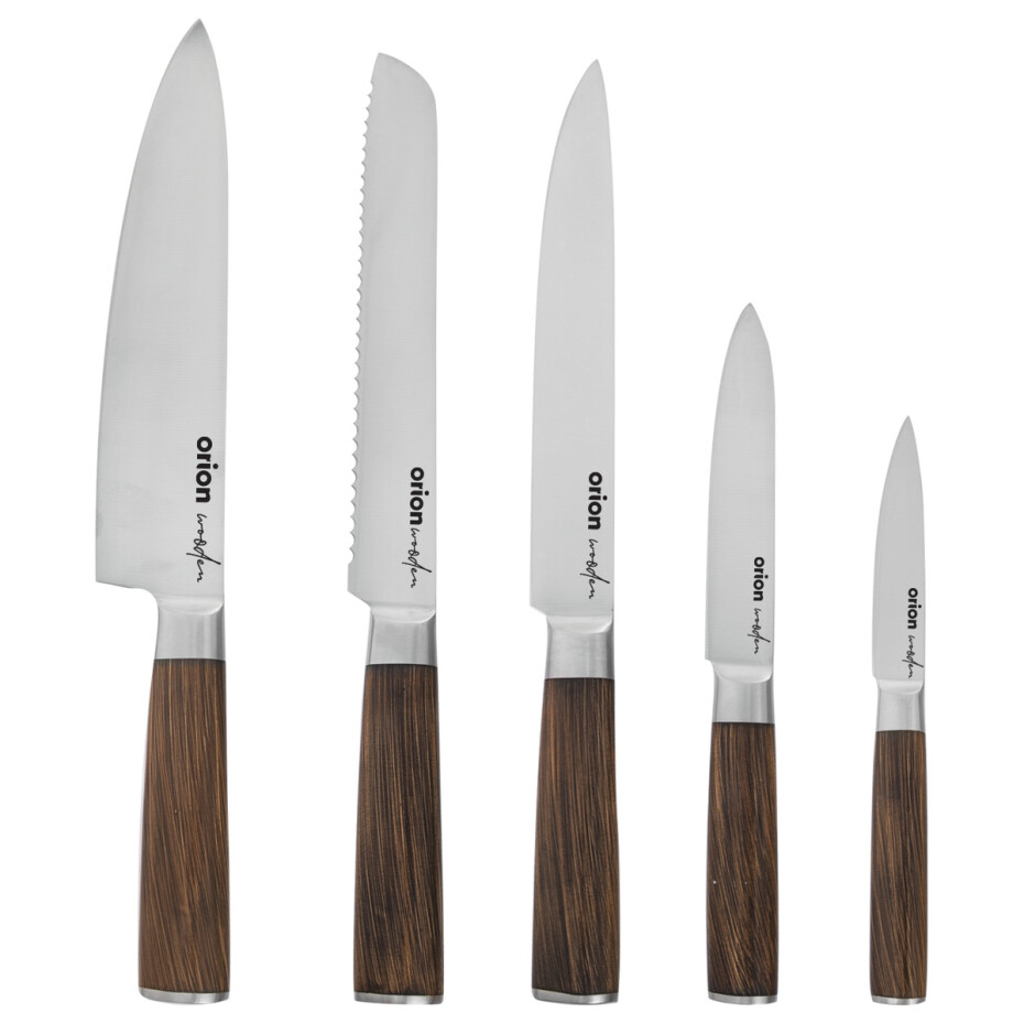 Orion Sada kuchyňských nožů Wooden, 5 ks - main (0)
