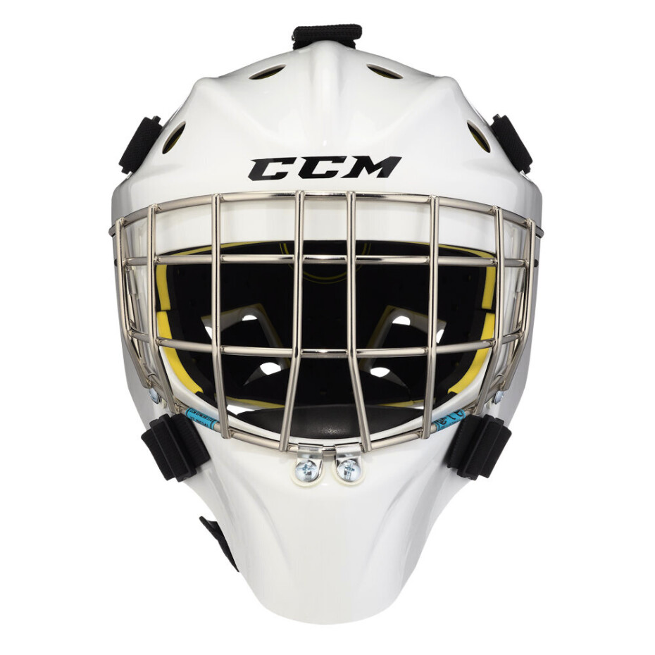 Brankářská hokejová maska CCM Axis 1.5 Žák (youth) OS (49-54 cm), bílá - main (1)