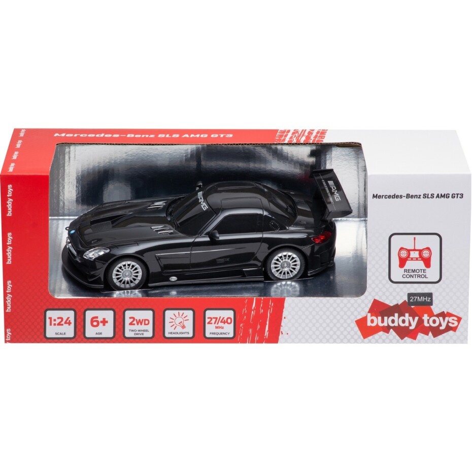 Buddy Toys BRC 24.060 Auto na dálkové ovládání Mercedes-Benz SLS, černá - main (2)