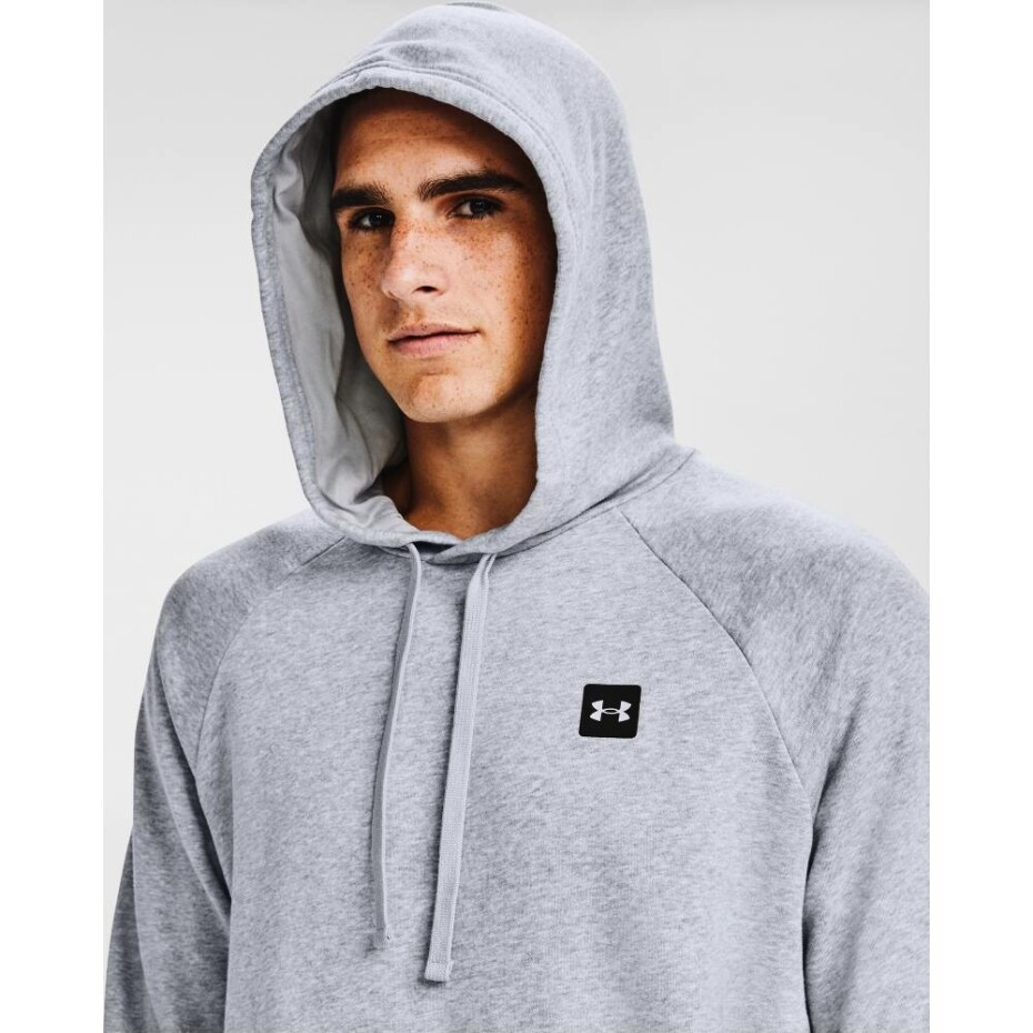 Pánská mikina Under Armour  Rival Fleece Hoodie grey XXL - main (1)