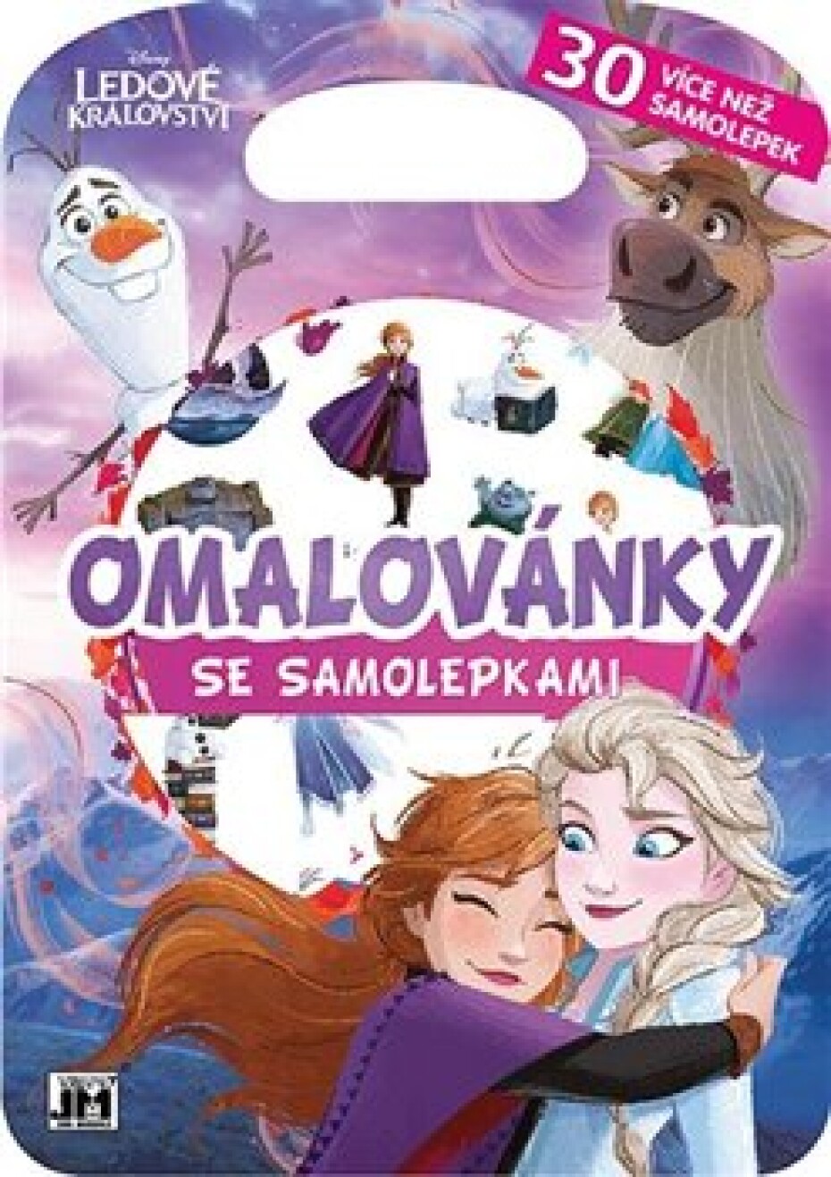 Omalovánky se samolepkami - Ledové království - main (0)