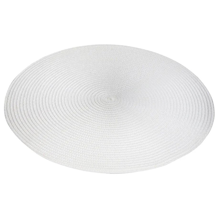 Altom Prostírání Straw bílá, pr. 38 cm, sada 4 ks - main (1)