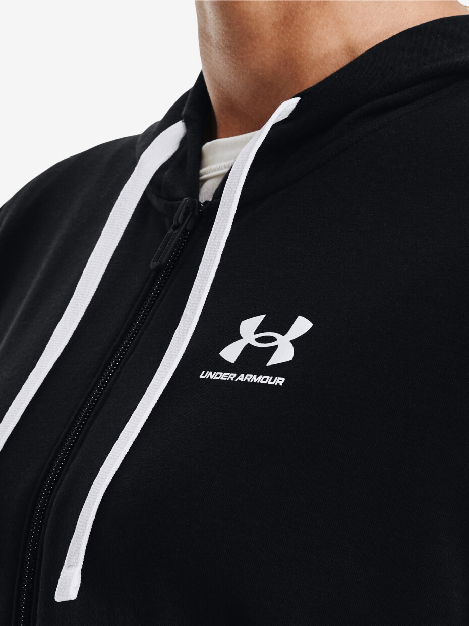 Dámská mikina Under Armour  Rival Terry FZ Hoodie-BLK M - main (2)