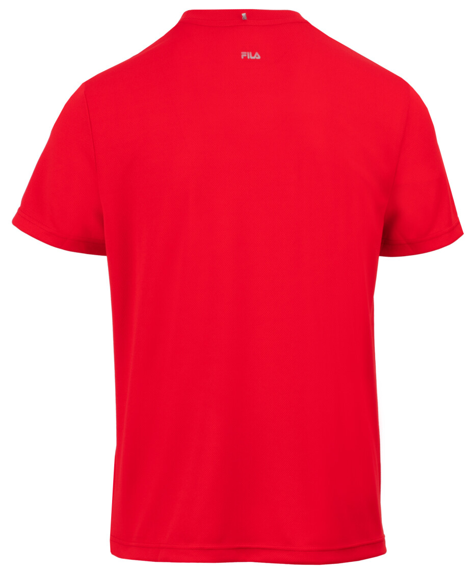 Pánské tričko Fila  T-Shirt Logo Fila Red M - main (1)
