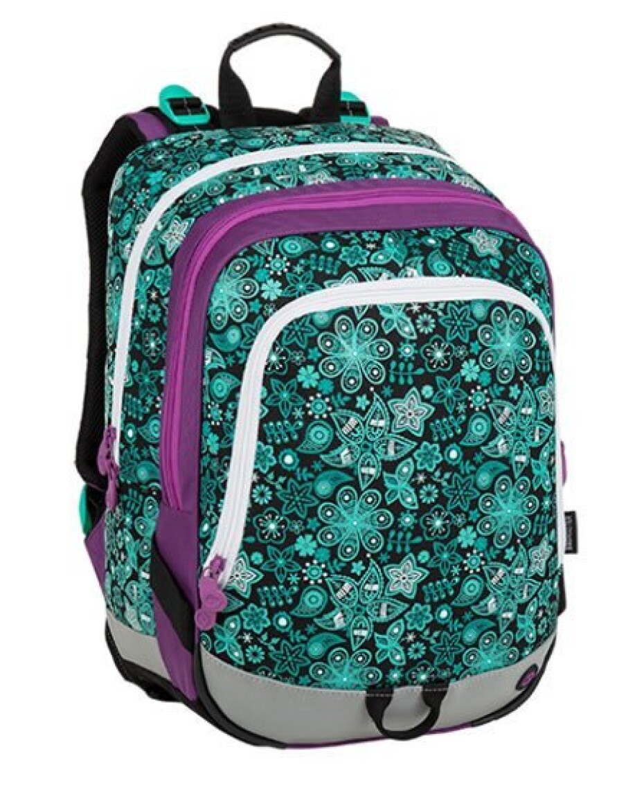 Bagmaster Školní batoh pro prvňáčky ALFA 9 B BLACK/TURQUOISE - main (0)