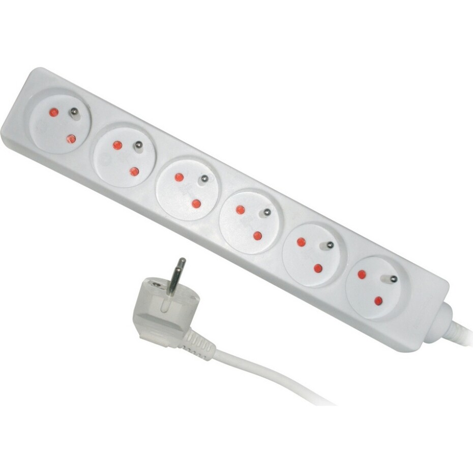Retlux RPC 15 Prodlužovací kabel, 6 zásuvek, 2 m - main (0)