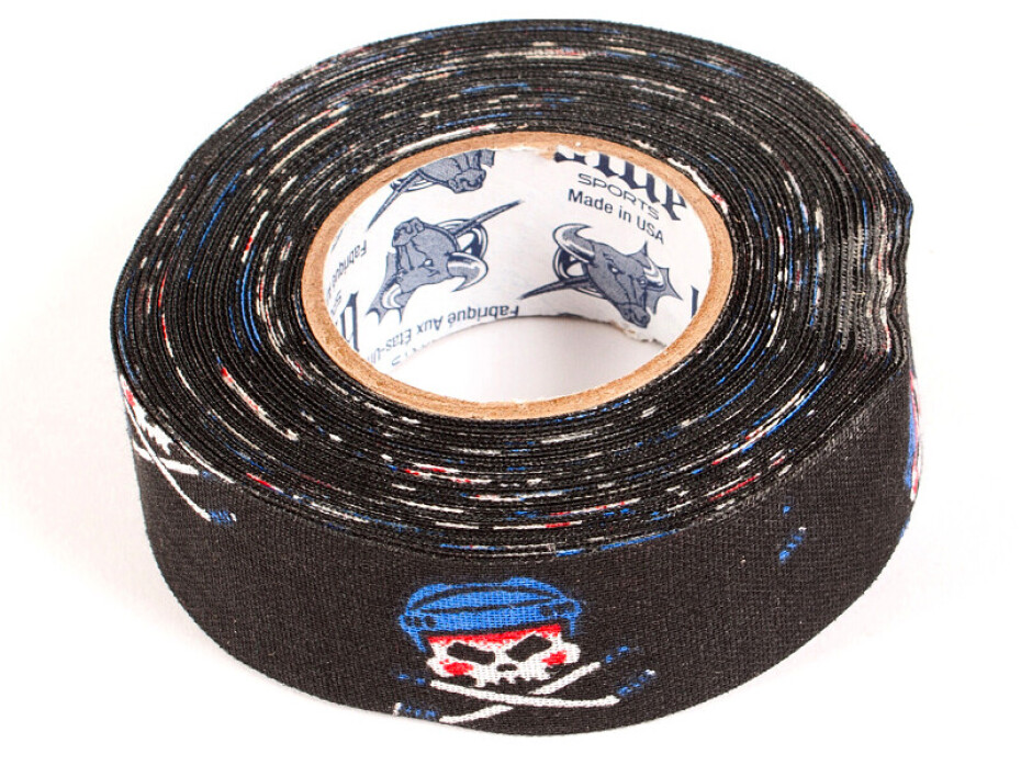 Páska na čepel Blue Sports  ANDOVER PRINTED 24 mm x 18 m Skulls - main (0)