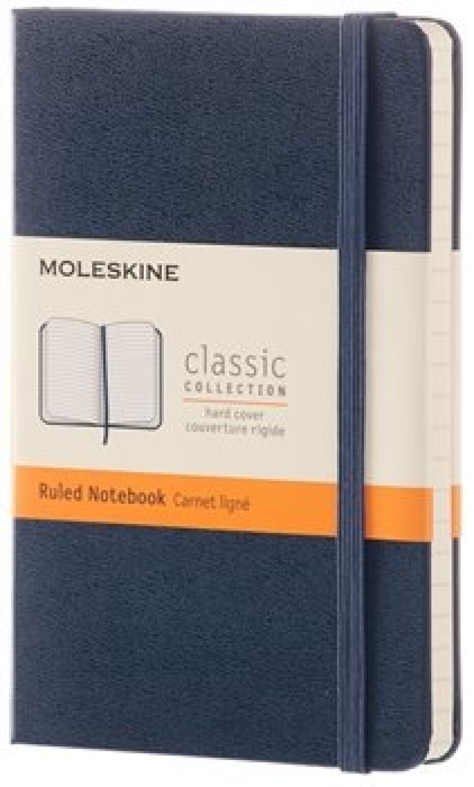 Moleskine Zápisník tvrdé desky A6 linkovaný modrý - main (0)