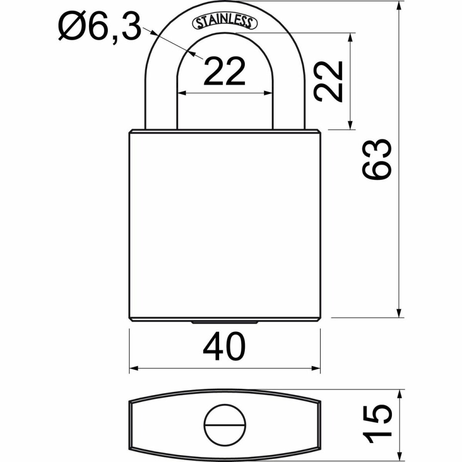 Nerezový visací zámek RV.MARINA.40 - main (2)