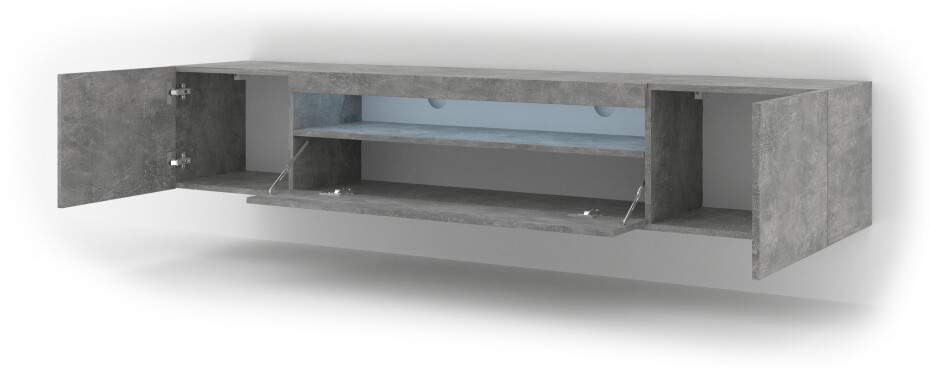 ARTBm TV stolek AURA 200 | beton - main (6)