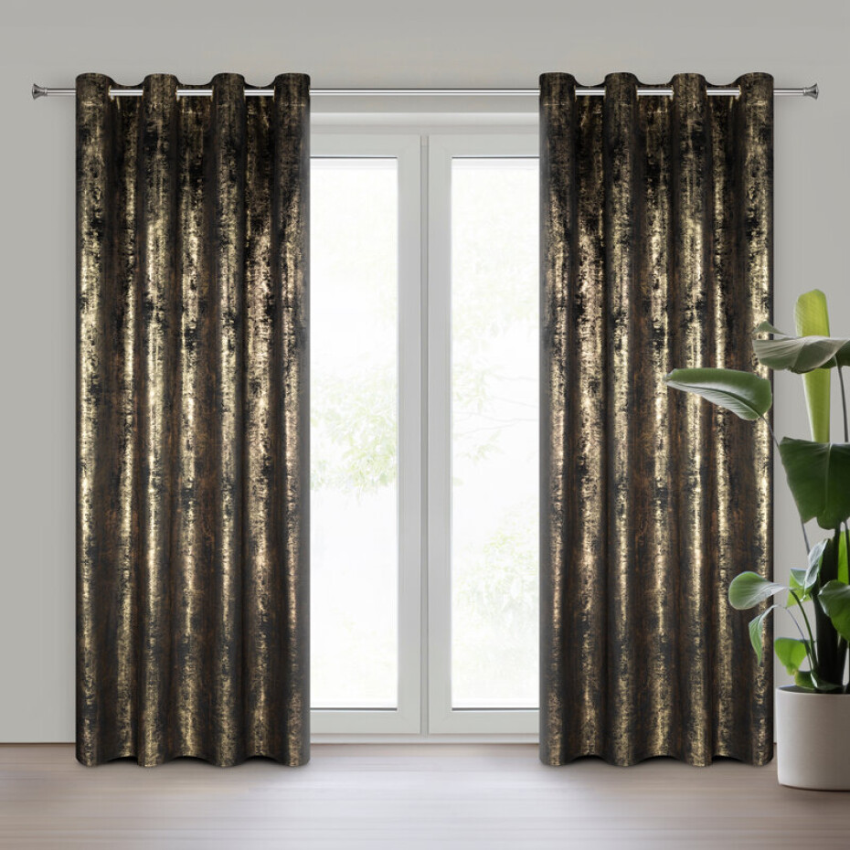 ArtFir Závěs RENIA K | černá 140 x 250 cm - main (0)