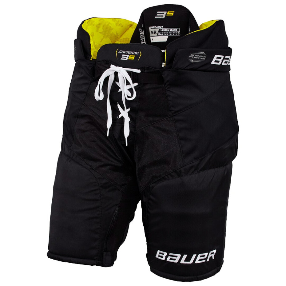Hokejové kalhoty Bauer Supreme 3S Black Intermediate M - main (0)