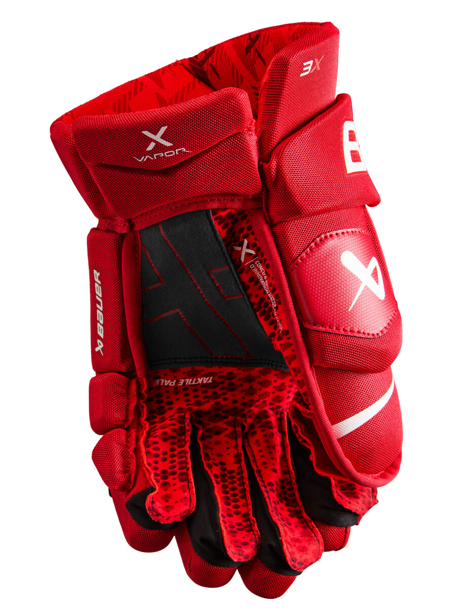 Hokejové rukavice Bauer Vapor 3X Red Senior 14 palců - main (1)