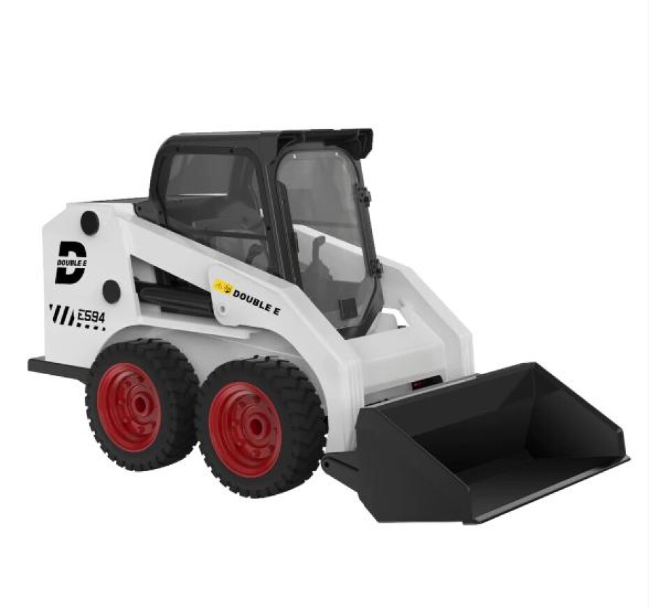 Double E RC nakladač Bobcat 1:14 4x4 bílý - main (0)