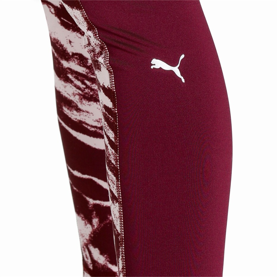 Dámské legíny Puma  Run 5K Graphic High Waist 7/8 Tight Grape Wine S - main (6)