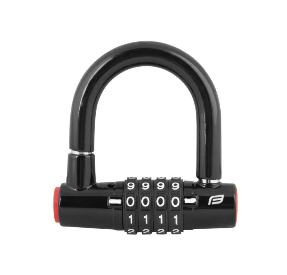 Force Zámek MINI podkova 9cm x 8,7cm Fe, černý - main (0)