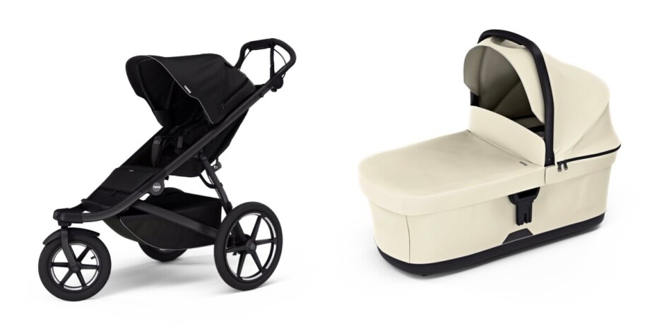 Sportovní kočárek Thule Urban Glide 3 Black + korbička Soft beige - main (0)