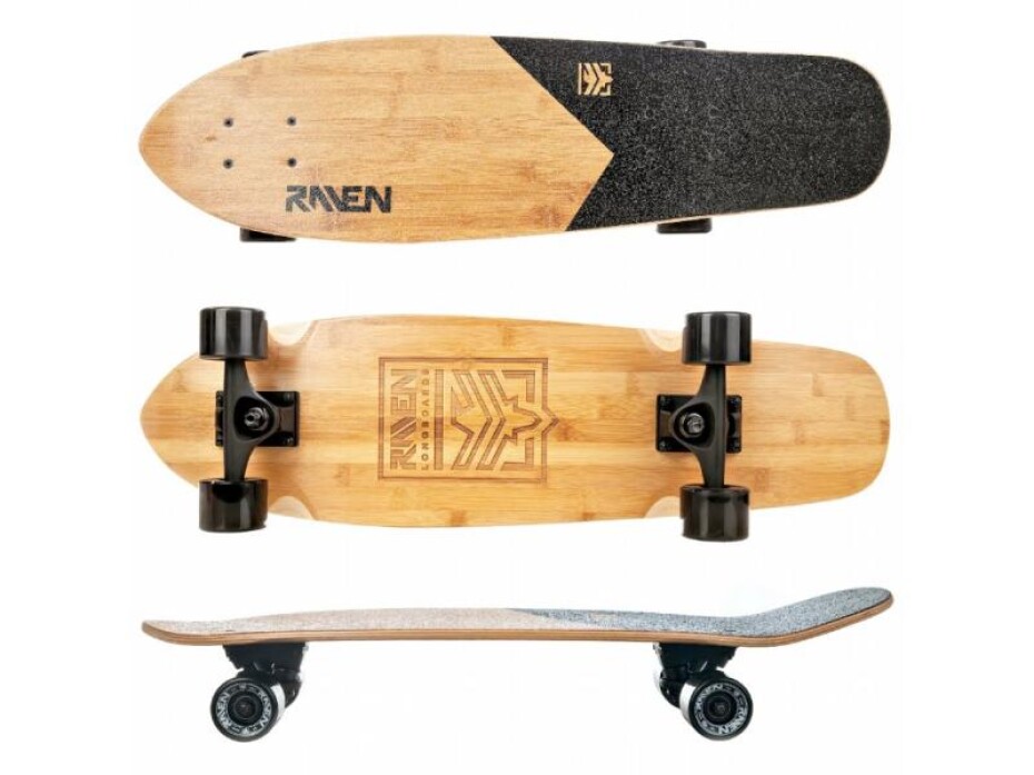 Raven Trevix natural bamboo 72cm surfskate longboard - main (0)