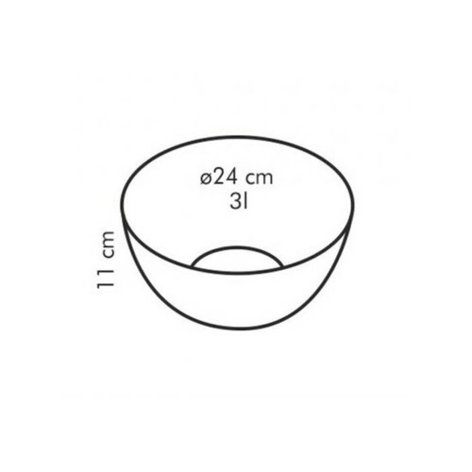 Tescoma Skleněná mísa GIRO 24 cm 389224, 24 cm - main (1)