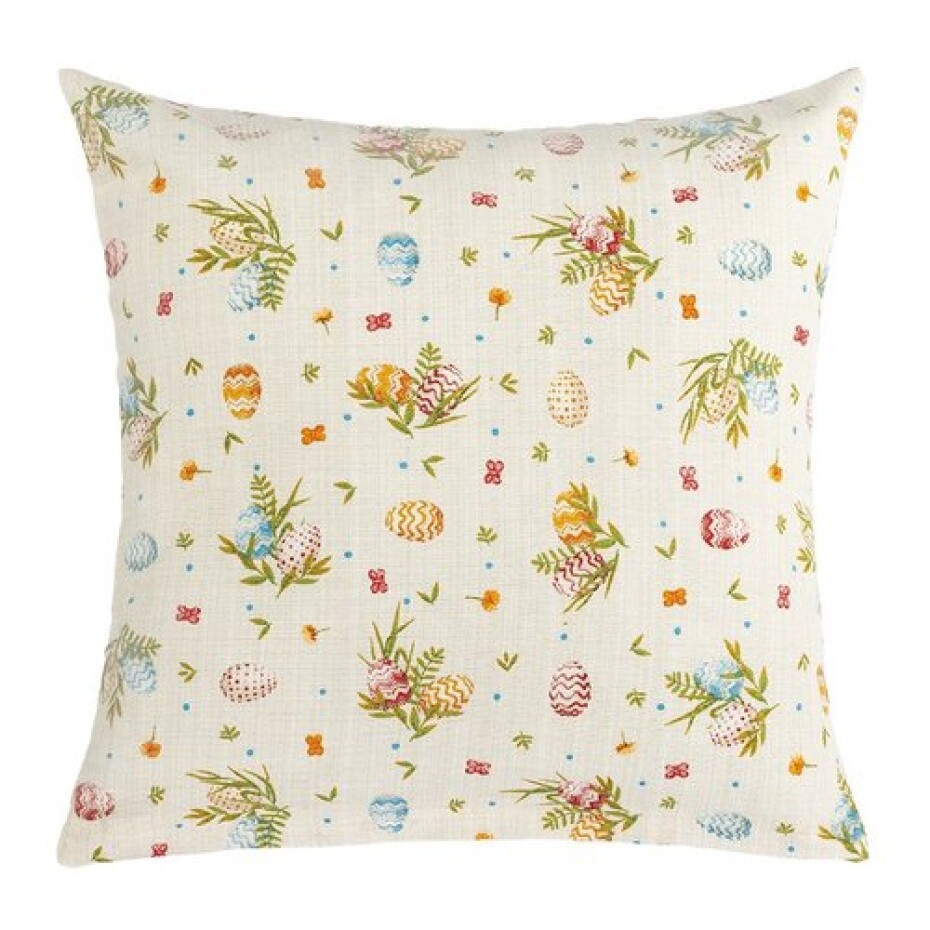 Bellatex Polštářek EMA Velikonoce Vajíčko béžová, 45 x 45 cm - main (0)