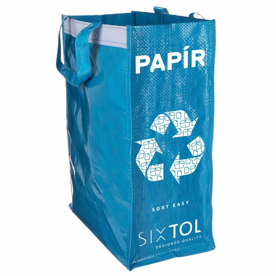 Sixtol Tašky na tříděný odpad SORT EASY 3 SLIM, 18 x 30 x 40 cm, 3 x 22 l, 3 ks - main (2)