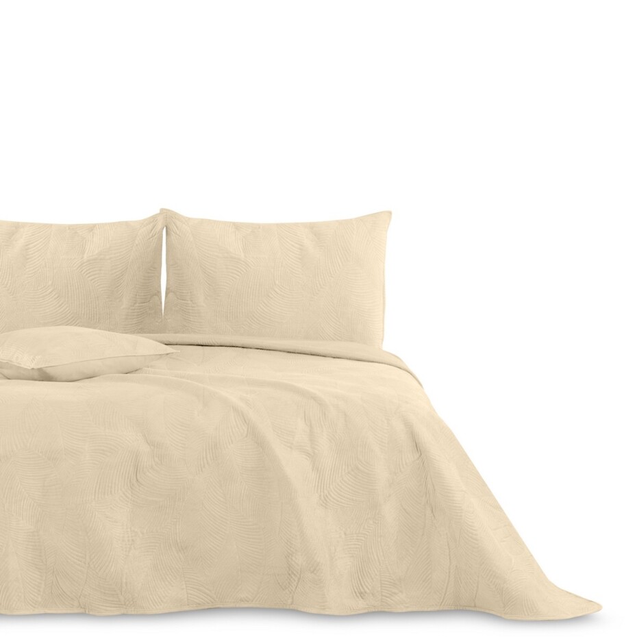 AmeliaHome Oboustranný přehoz na postel Palsha cappucino, 220 x 240 cm - main (2)