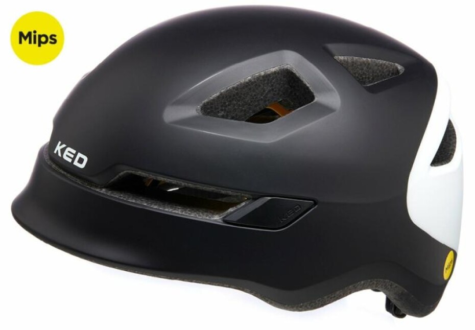 Ked Pop Mips black white juniorská cyklistická přilba - main (0)