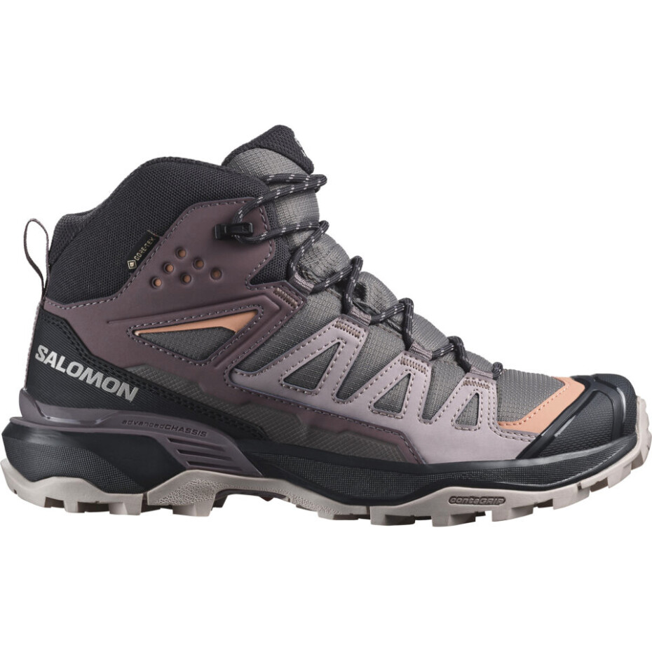 Dámská outdoorová obuv Salomon X Ultra 360 Mid Gore-Tex Plum Kitten/Phantom/Cork  UK 8 - main (0)