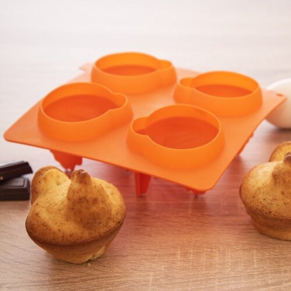 Orion Forma silikon slepičky 4, oranžová  - main (4)