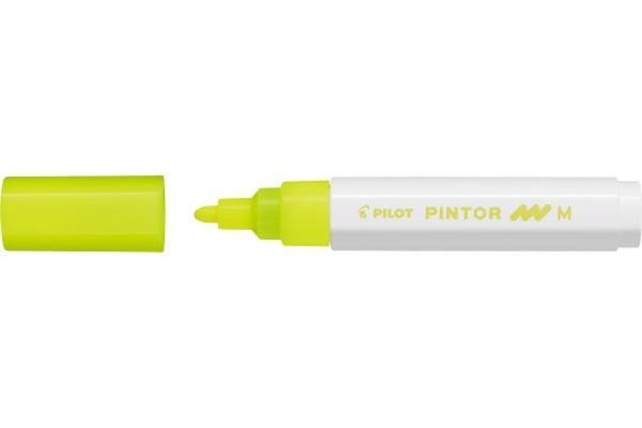 PILOT Pintor Medium akrylový popisovač 1,5-2,2mm - neonový žlutý - main (0)