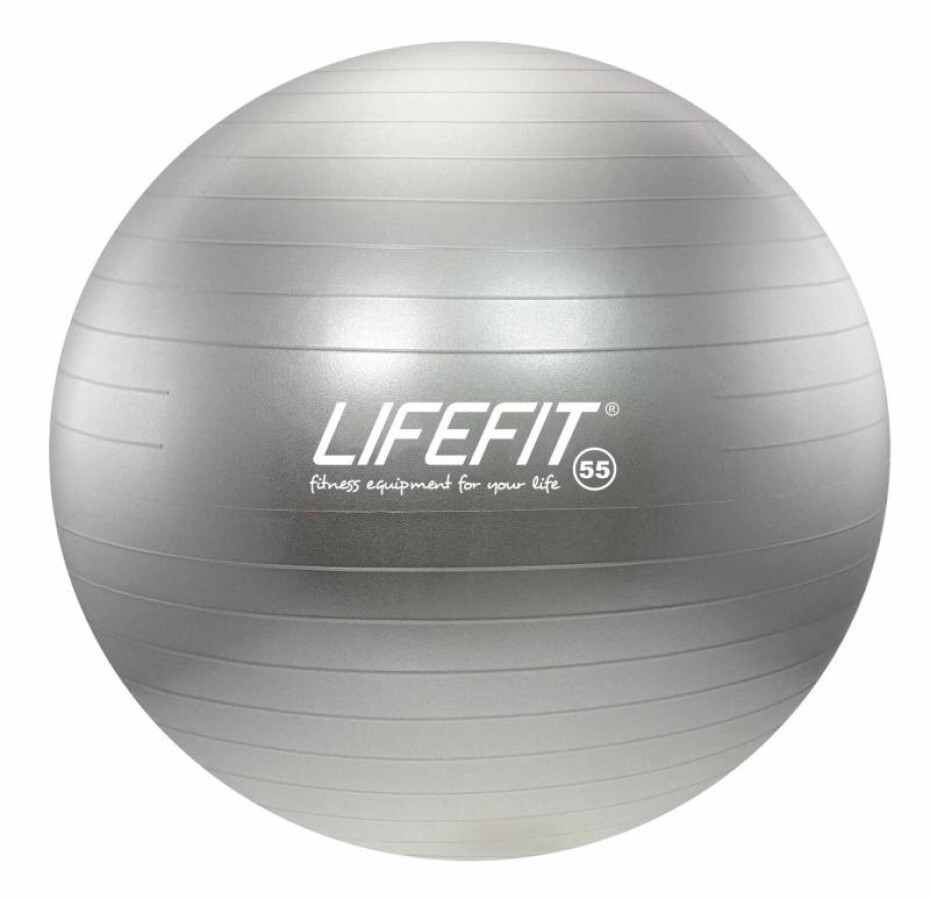 Lifefit Gymnastický míč Anti-burst 55 cm stříbrný - main (0)