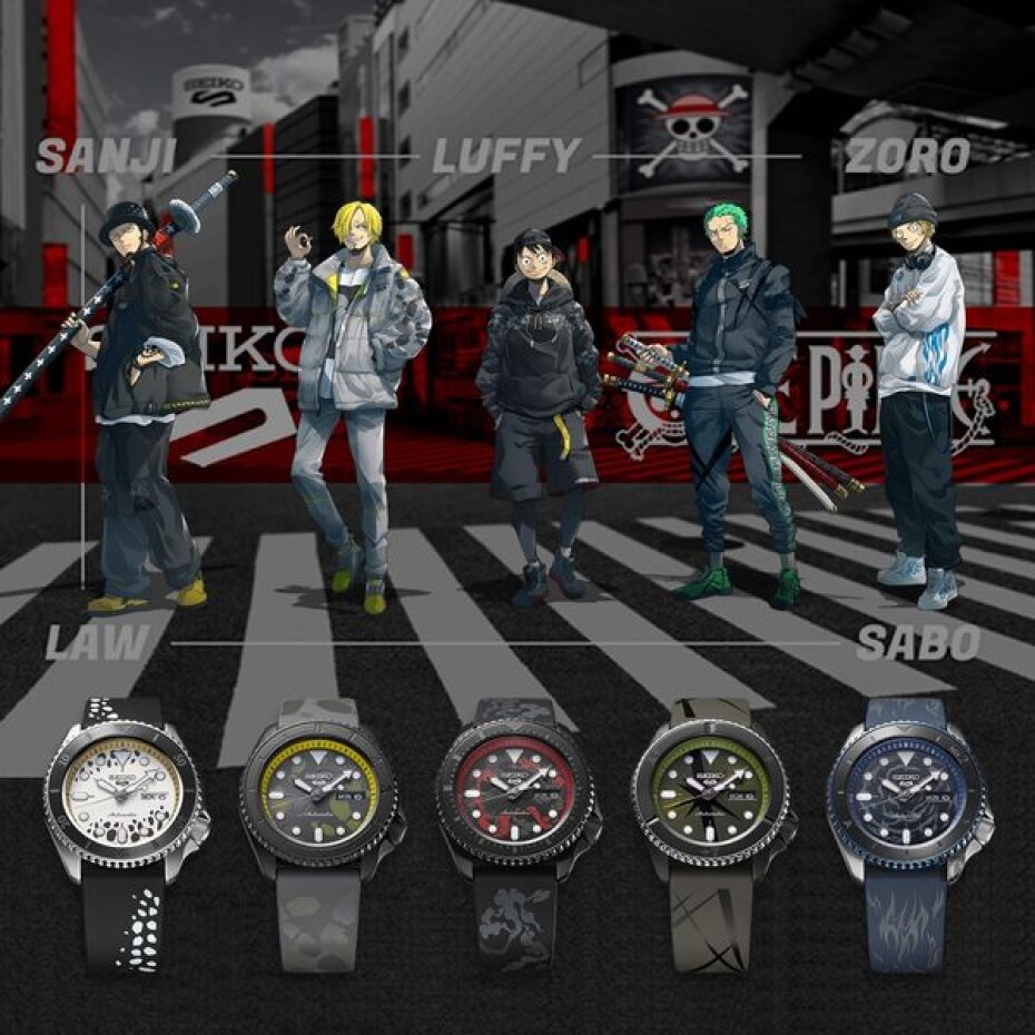 Seiko 5 Sports SRPH71K1 Sabo ONE PIECE Limited Edition - main (20)