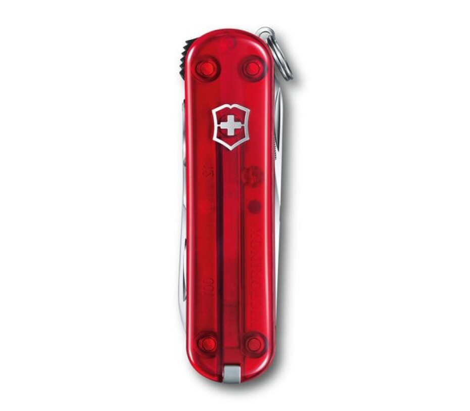 Nůž Victorinox Nail Clip 580 Red Transparent - main (1)
