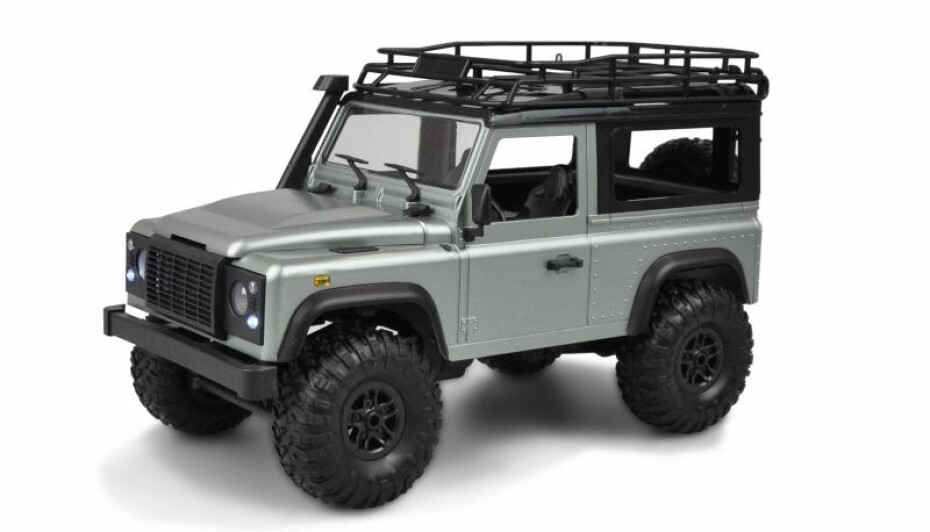 Amewi RC crawler D90 Defender prporcionální, 1:12 stříbrná - main (0)