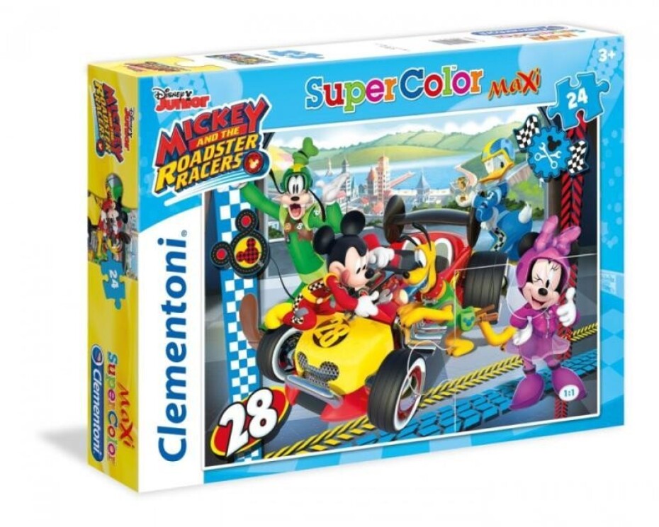 Clementoni Puzzle Maxi Mickey závodník / 24 dílků - Clementoni - main (0)