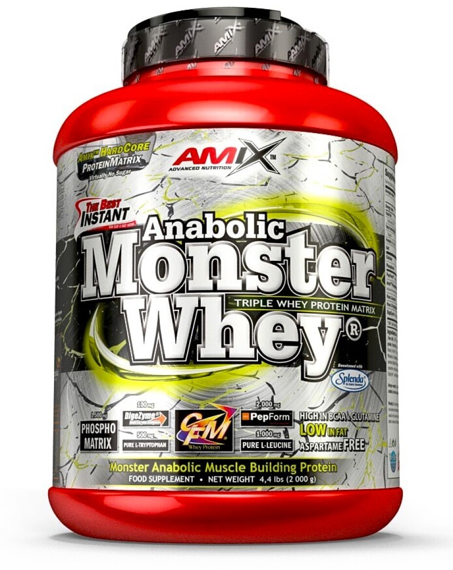 Amix Nutrition Anabolic Monster Whey 2000 g malina - main (2)