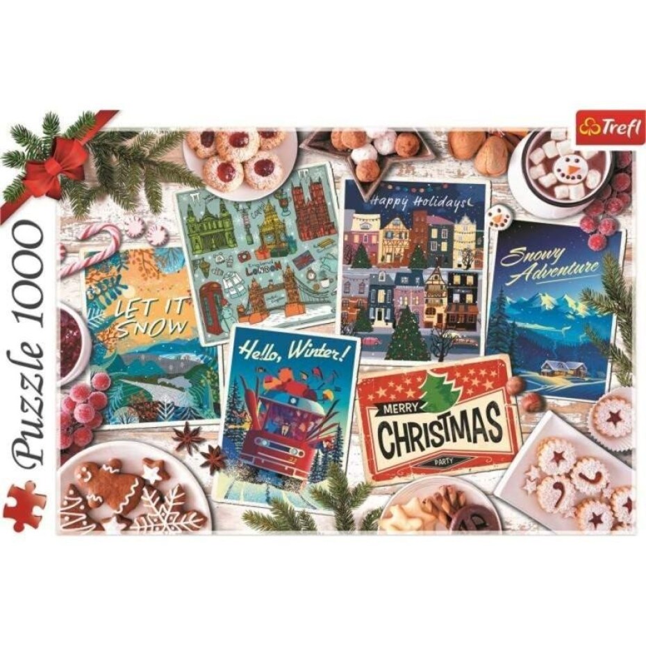 Trefl Puzzle Vzpomínky na zimu 1000 dílků - main (0)