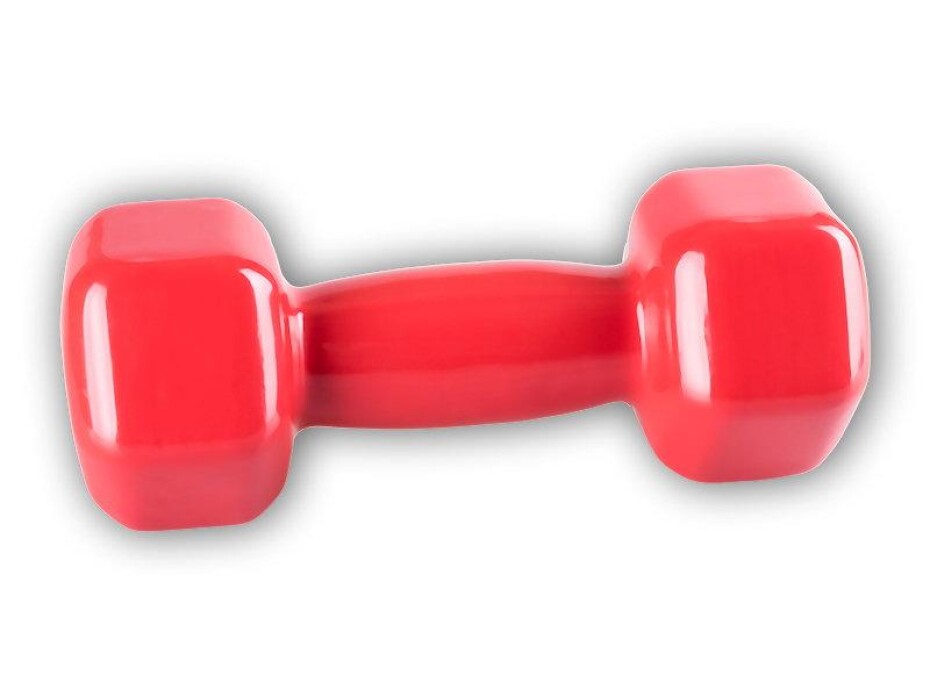 Power System Jednoručka Vinyl Dumbell 3kg red - main (0)