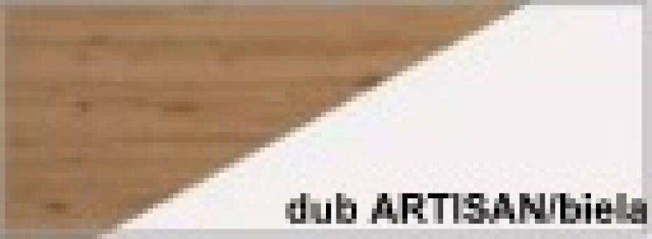 ArtCross Komoda MAXIMUS | MXS-09 Barva: Dub ARTISAN/bílá lesk - main (6)