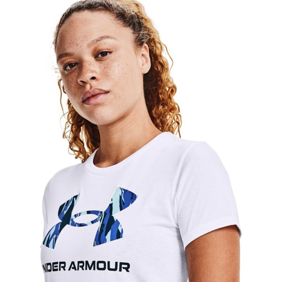 Dámské tričko Under Armour  Live Sportstyle Graphic SSC White XS - main (1)