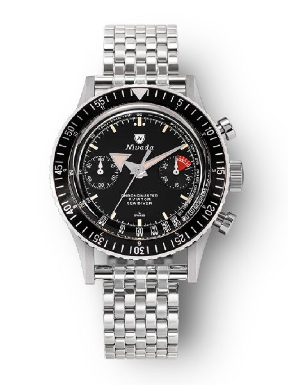 Nivada Grenchen Chronomaster Broad Arrow N Inter. Bezel - Manual - Forstner Rivet - main (4)