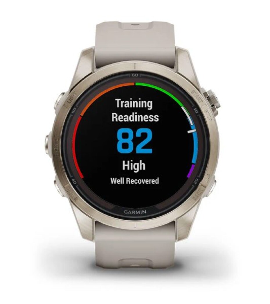 Garmin Fēnix 7S Pro Sapphire Solar Edition Soft Gold s koženým řemínkem Limestone - 010-02776-30 - main (4)