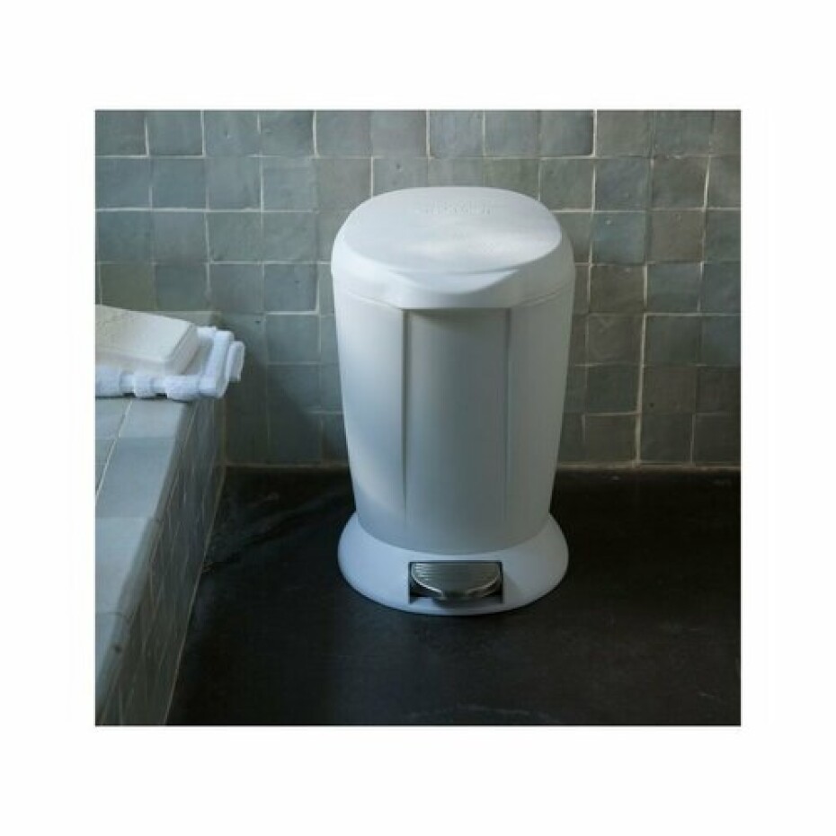 Simplehuman Pedálový koš Slim 6 l, bílá - main (2)