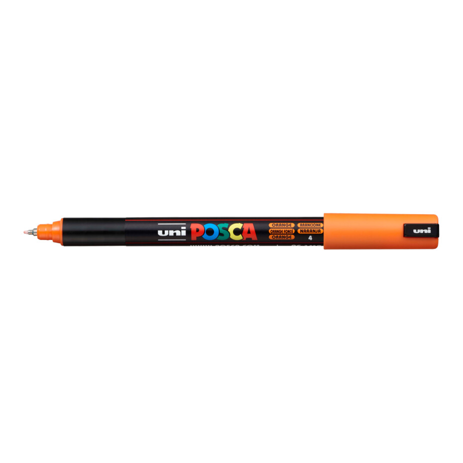 Posca popisovač PC-1MR, 0,7 mm, oranžová (4) - main (0)