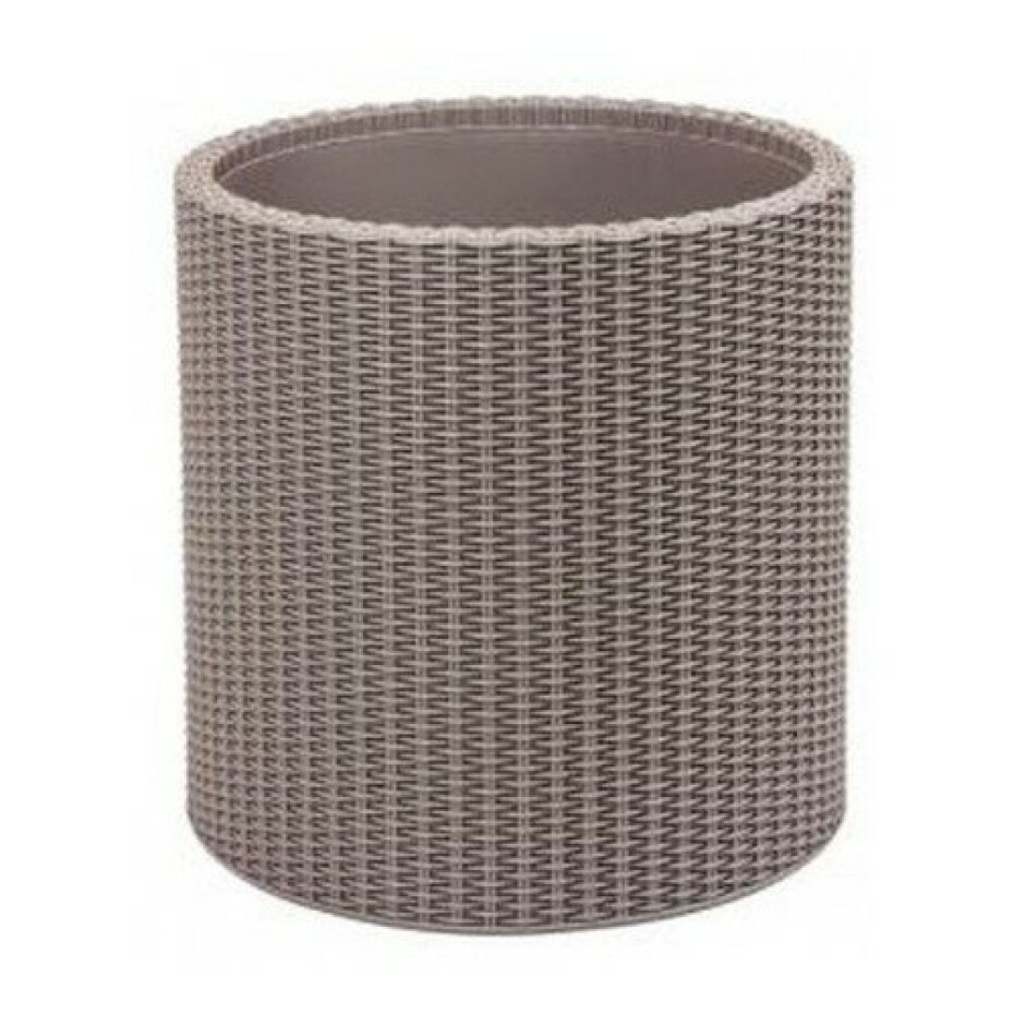 Keter Obal na květináč Cylinder Planter S šedá, 7 l, 28 x 28 x 28,3 cm - main (0)
